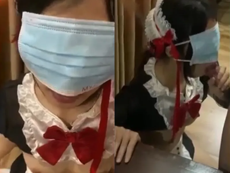 Gấu việt dâm cosplay nô lệ tình dục mút bú con cò điêu luyện