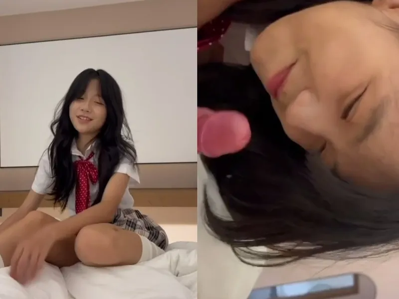 Em loli dễ thương mút chuối biến em thành con em đào nứng lồn p1